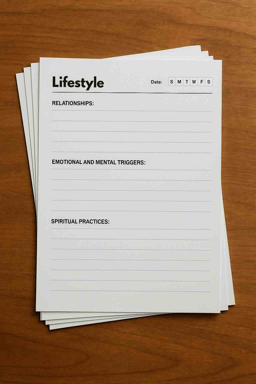 MEAL30 Daily Page - Lifestyle